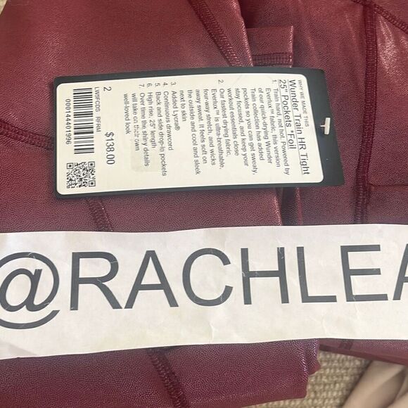 Lululemon Wunder Train High-Rise Tight with Pockets 25" Foil - Picture 8 of 8